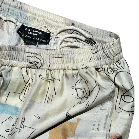 Yoshitomo Nara adjustable waist silk pants - Picture 2 of 6